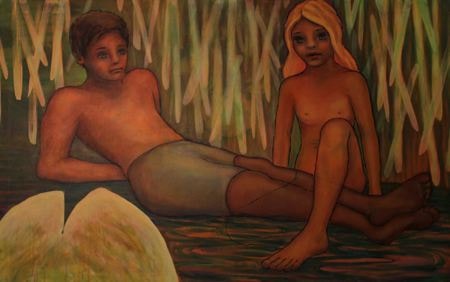 Edge painting 003 by Layne Kleinart
